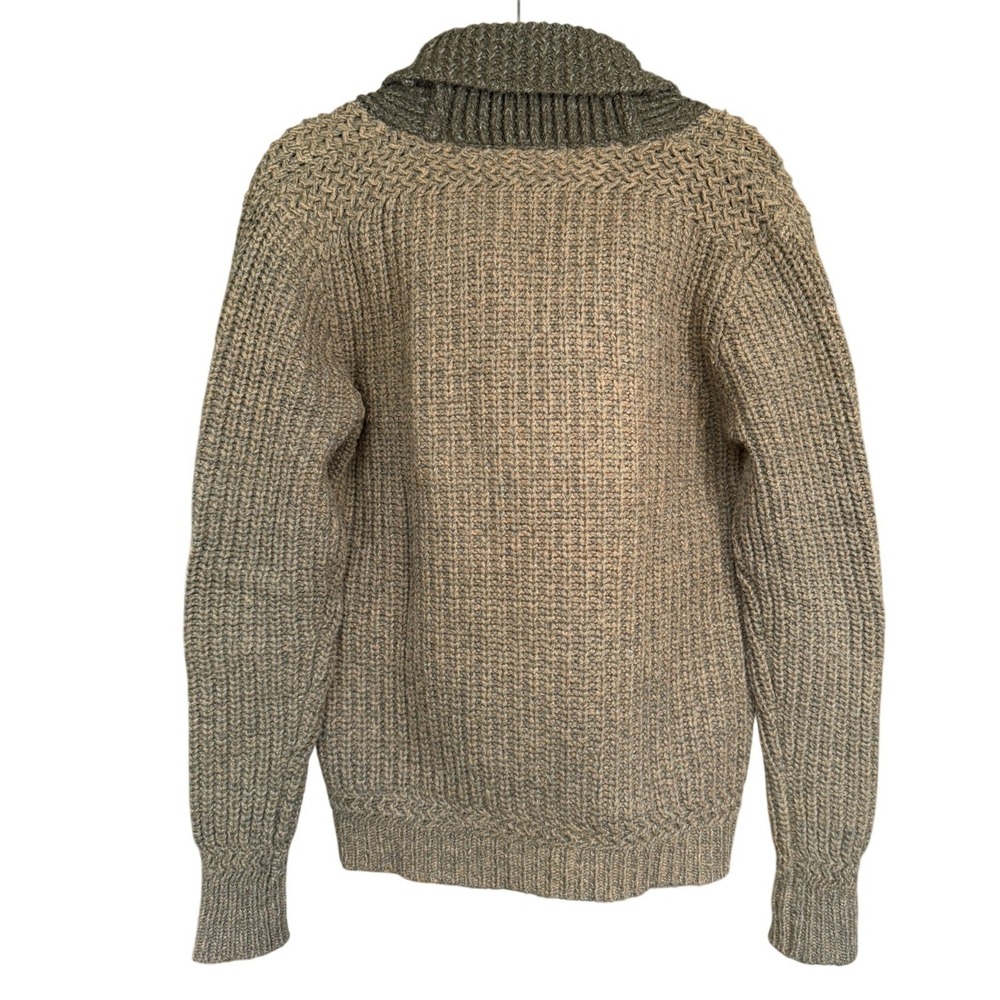 Denim Supply Ralph Lauren Mens Shawl Collar Shetland Wool Cardigan Sweater Small - Picture 3 of 16